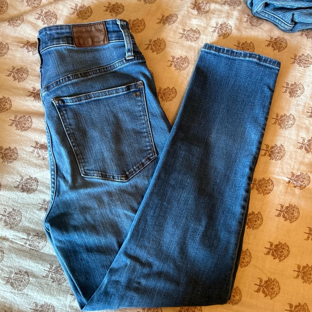 Made well high rise skinny crop